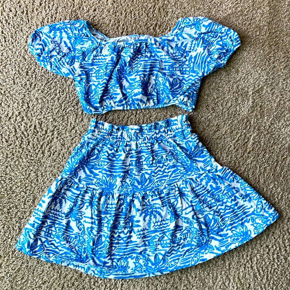 Zara girls dress set size 10